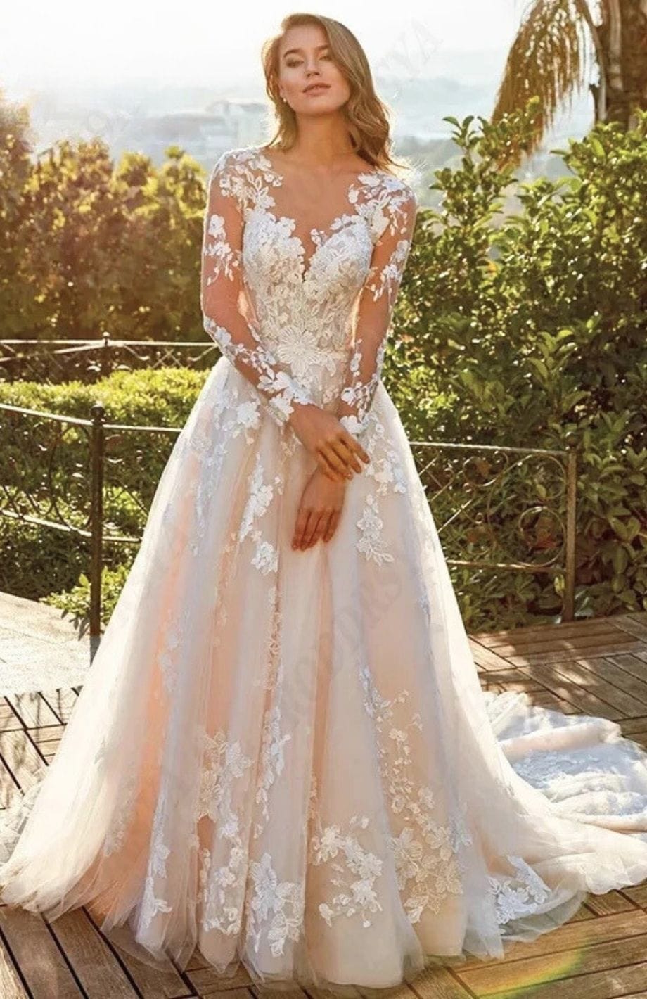 Reine Rustique Robe De Mariée Bucolique Dentelle