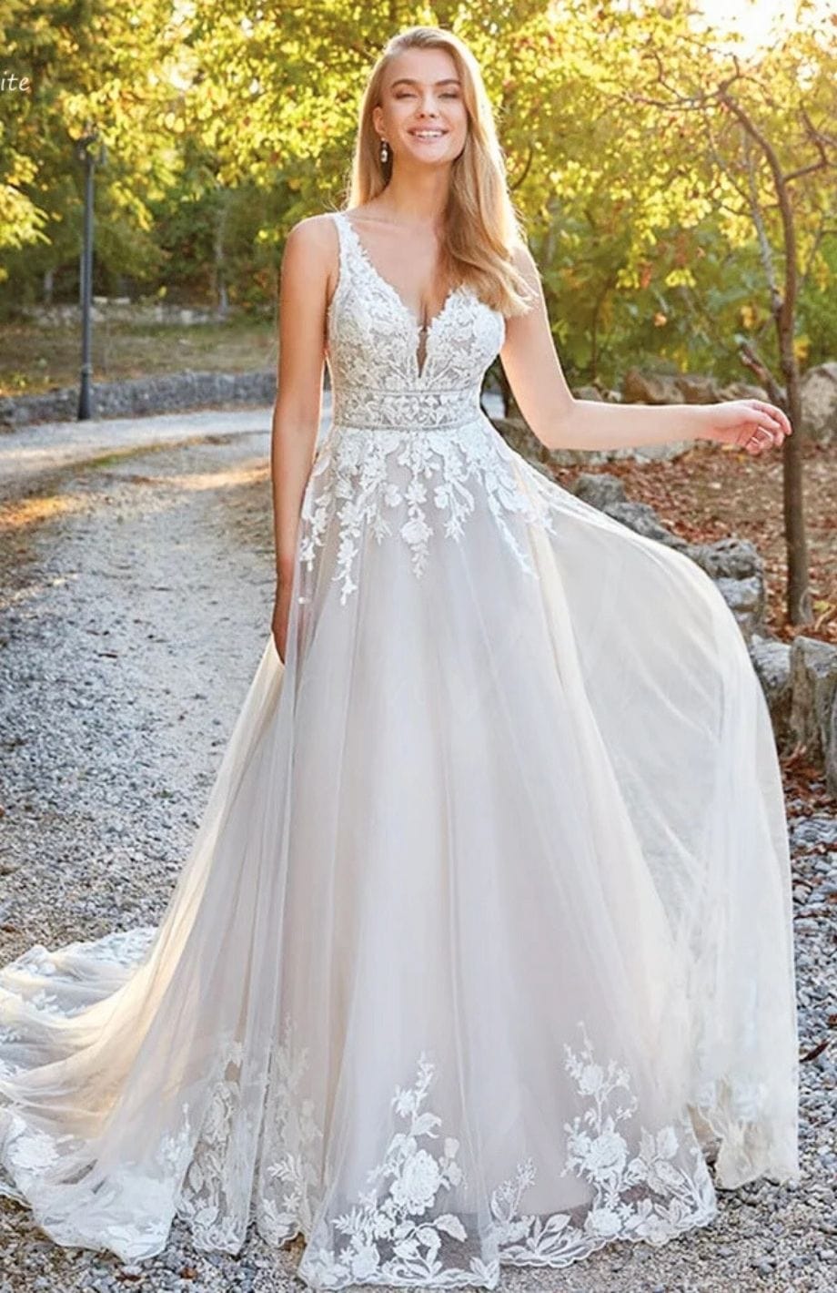 Reine Rustique | Robe De Noce Femme BLANC / 2