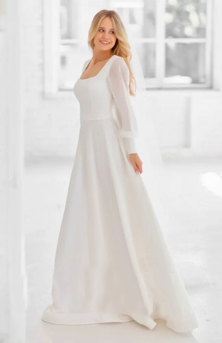 Mariage Civil Robe De Mariée Couleur Creme Reine Rustique Robe Mariage Civil