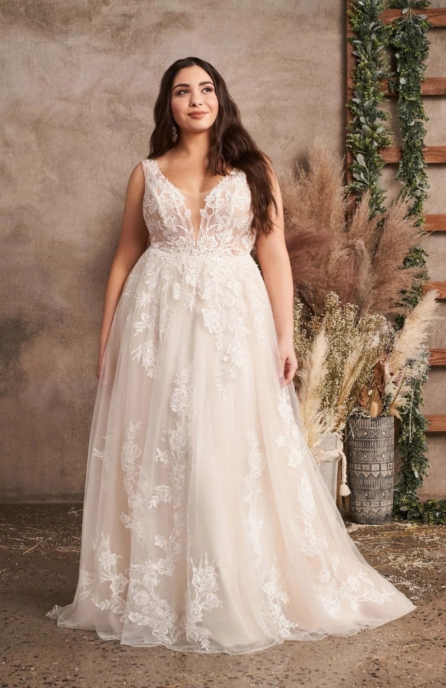 Robe De Mariée Bohème Grande Taille Reine Rustique
