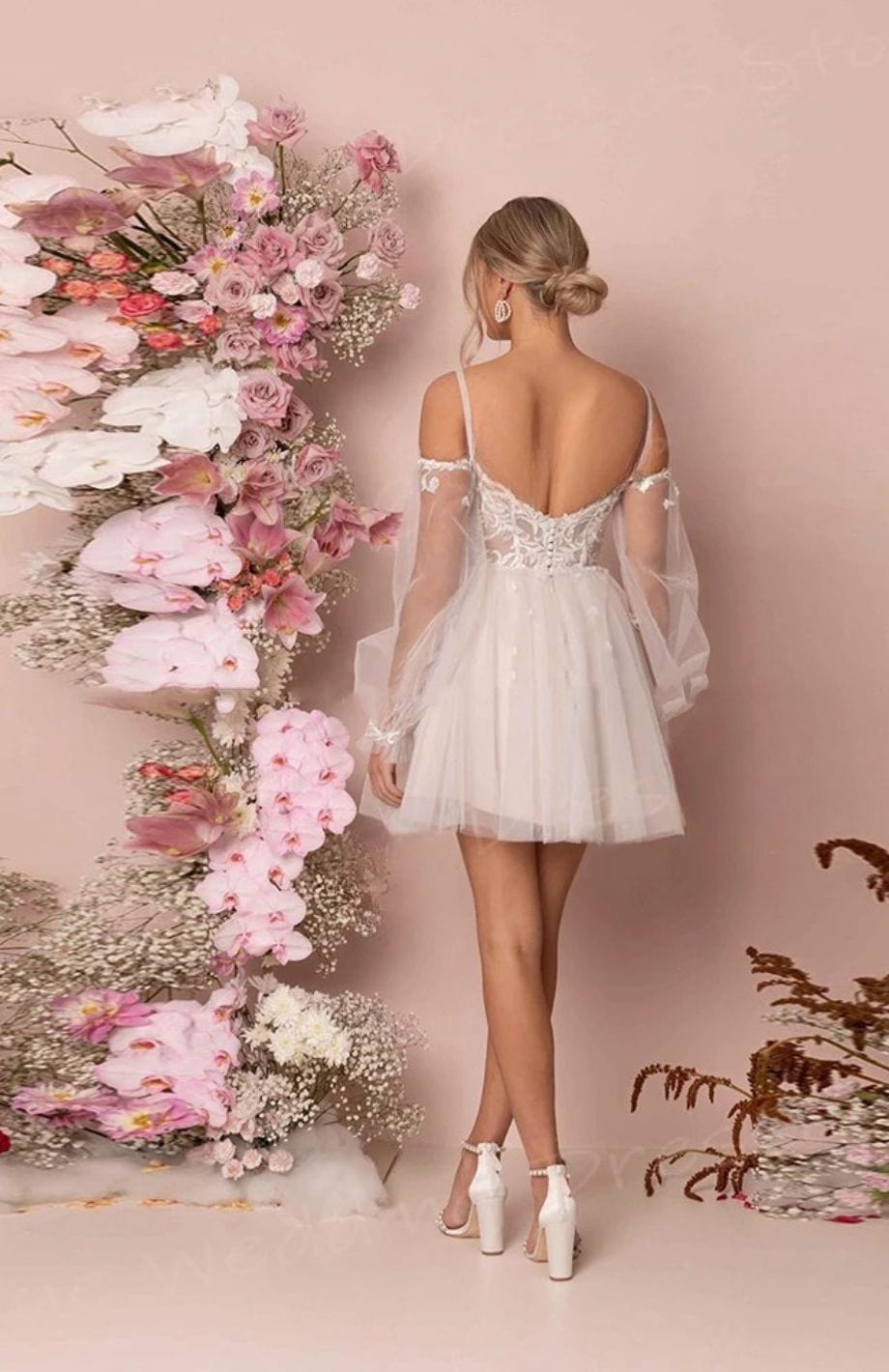 Robe De Mariée Champêtre Courte