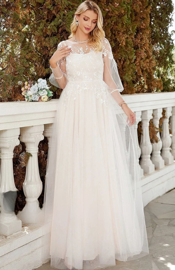 Robe De Mariée Champêtre Vintage | Reine Rustique BLANC / 2