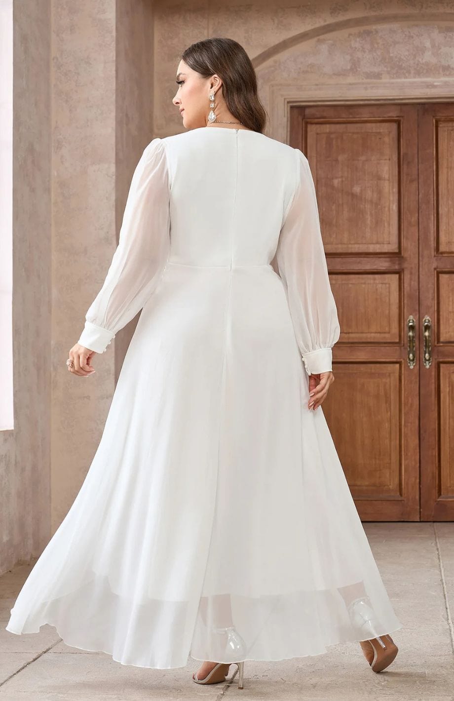 Robe De Mariée Femme Ronde Dentelle