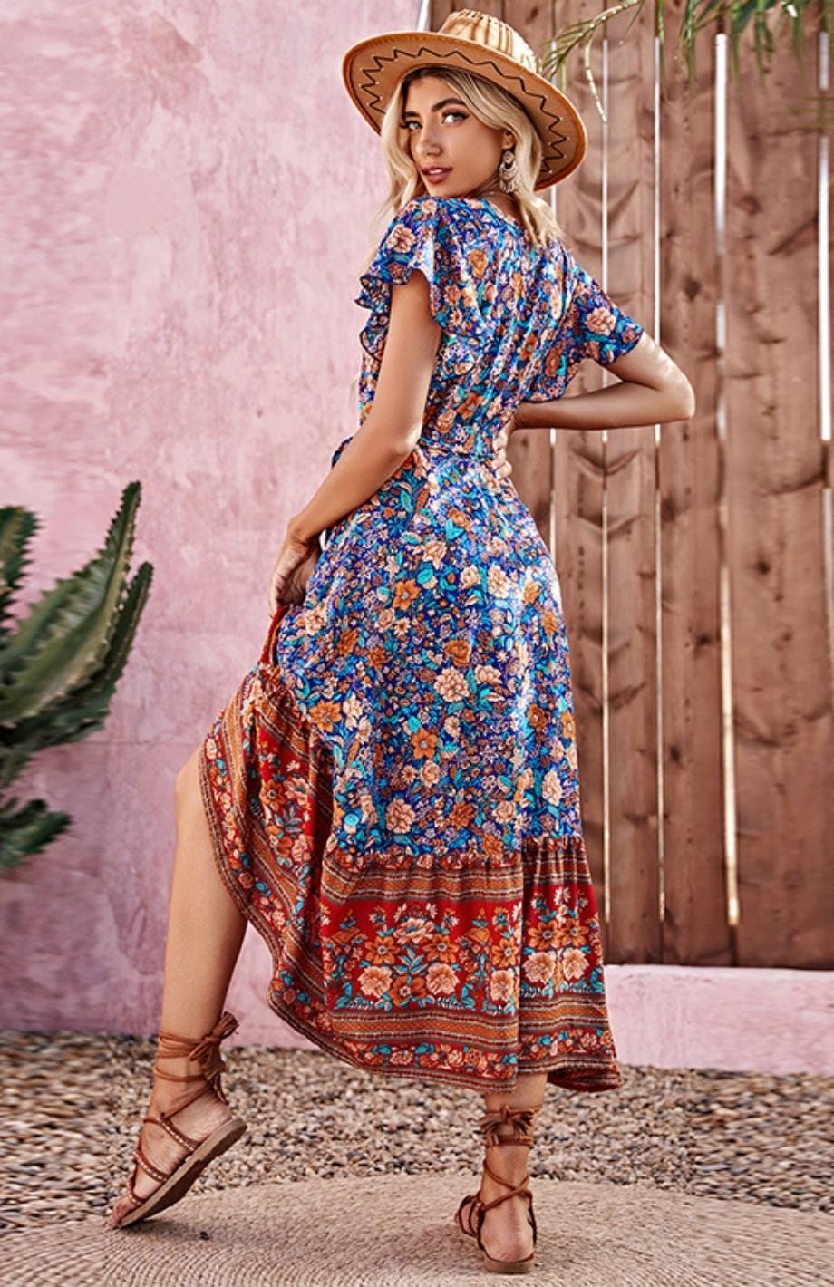 Robe Longue Champêtre | Reine Rustique