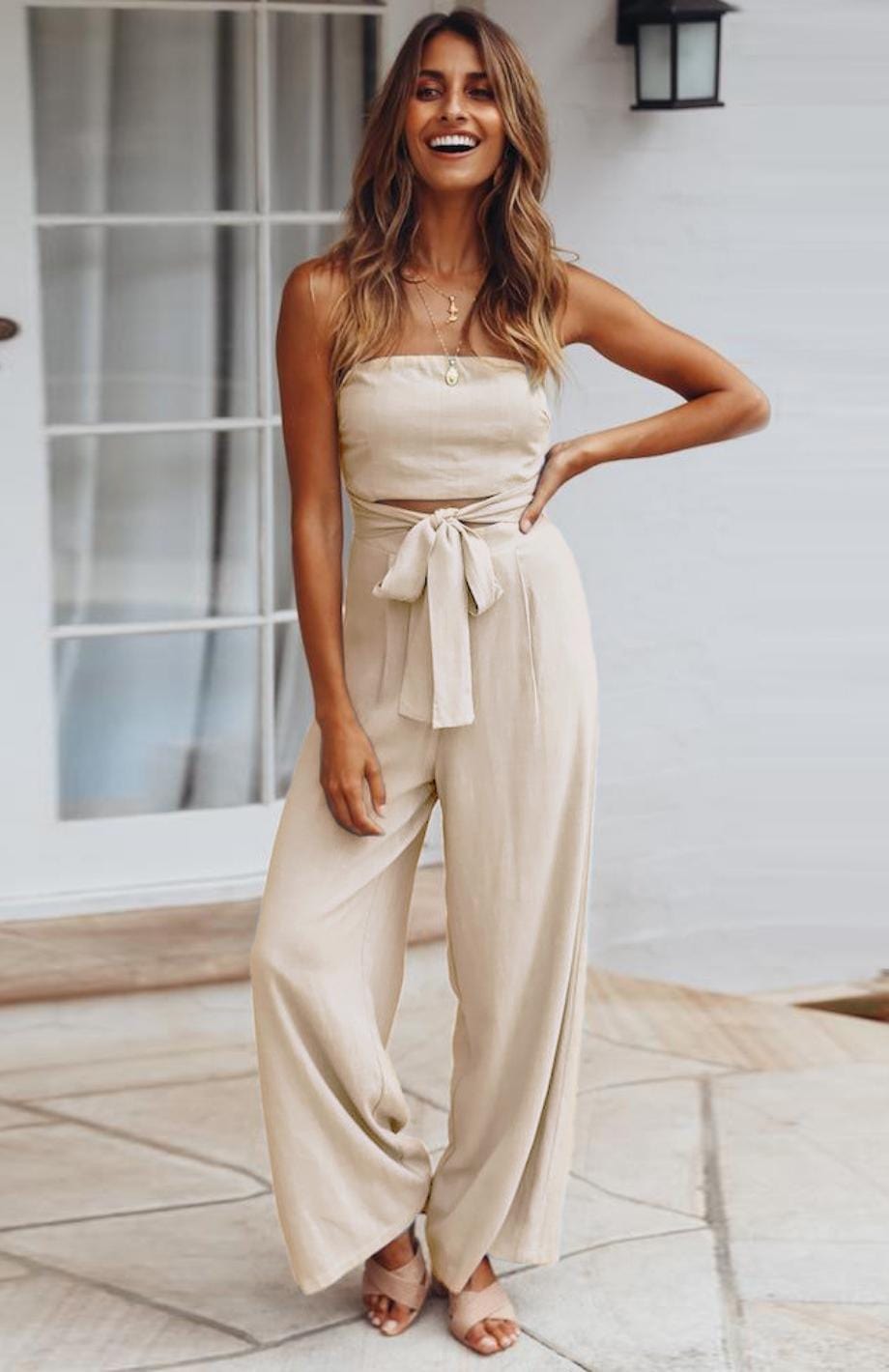 Tenue Mariage Champêtre Dos Nu | Reine Rustique ABRICOT / S