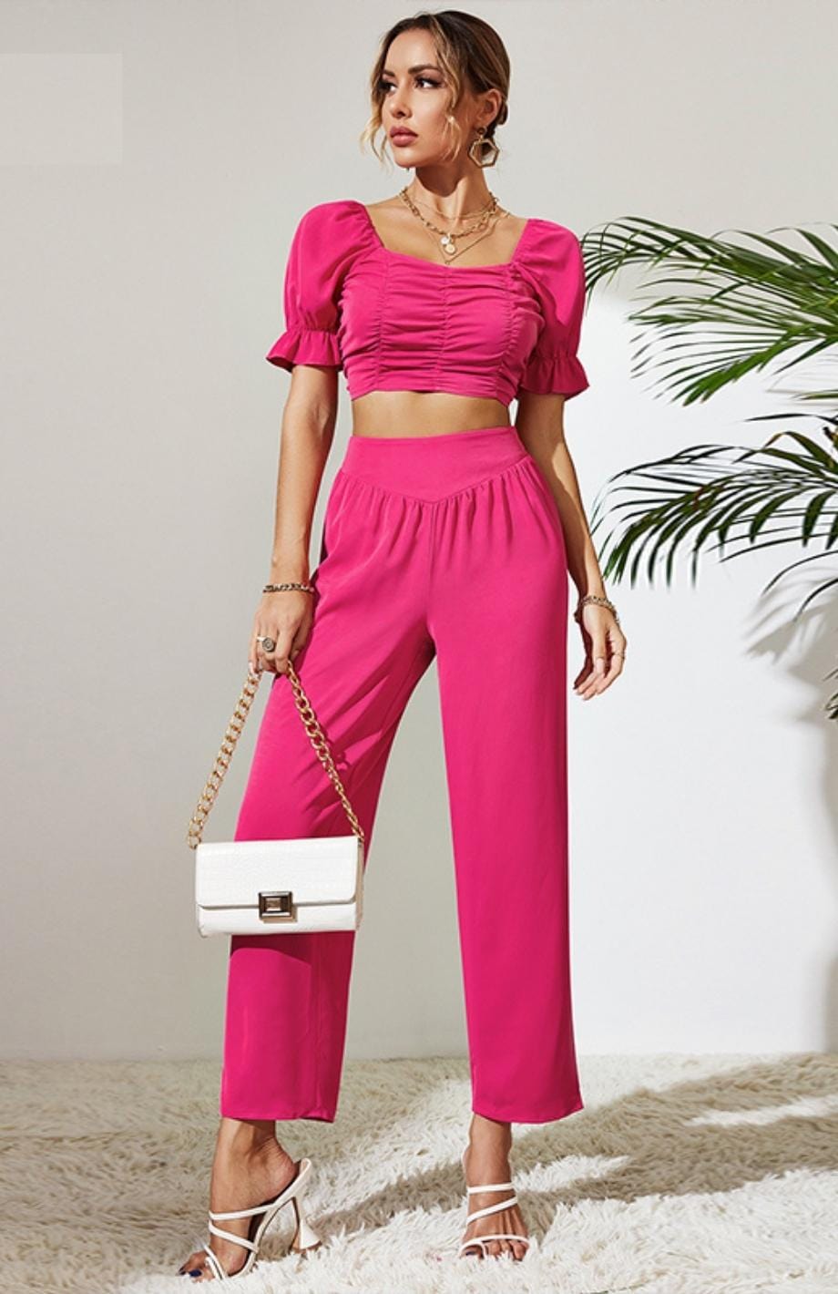 Tenue Mariage Champêtre Pour Femme | Reine Rustique ROSE / S