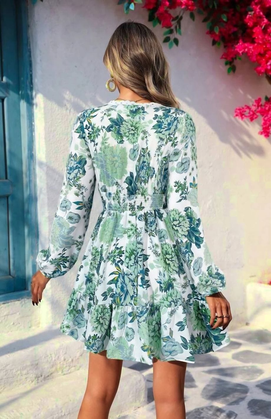 Robe Courte Fleurie Chic | Reine Rustique