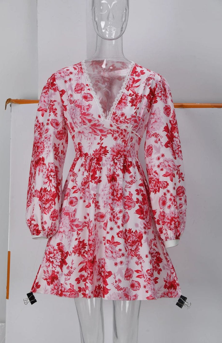 Robe Courte Fleurie Chic | Reine Rustique
