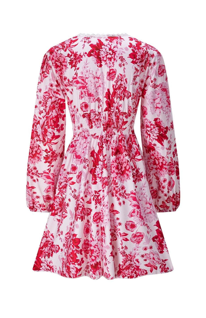 Robe Courte Fleurie Chic | Reine Rustique