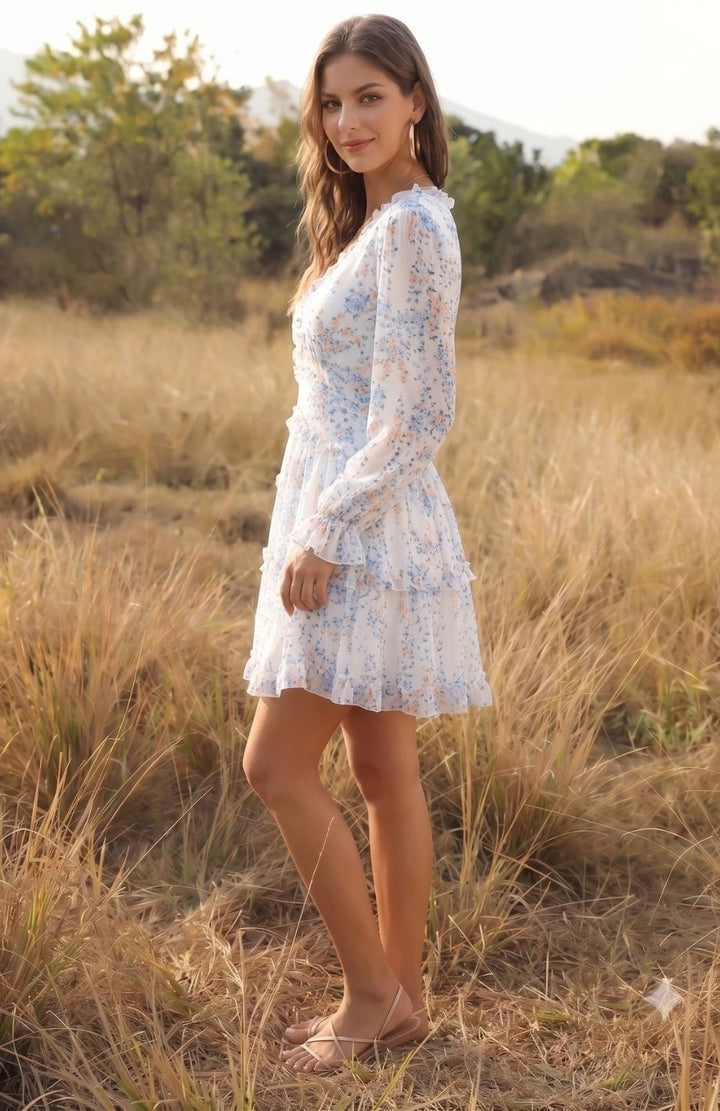 Robe Courte Fleurie | Reine Rustique