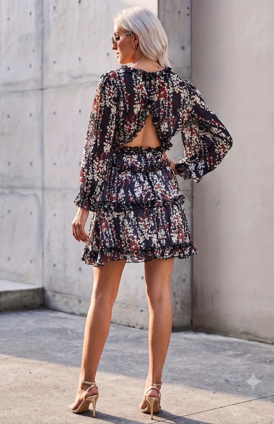 Robe Courte Fleurie | Reine Rustique