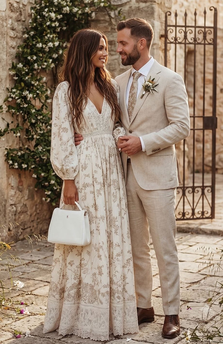 Robe Boho Chic Mariage | Reine Rustique