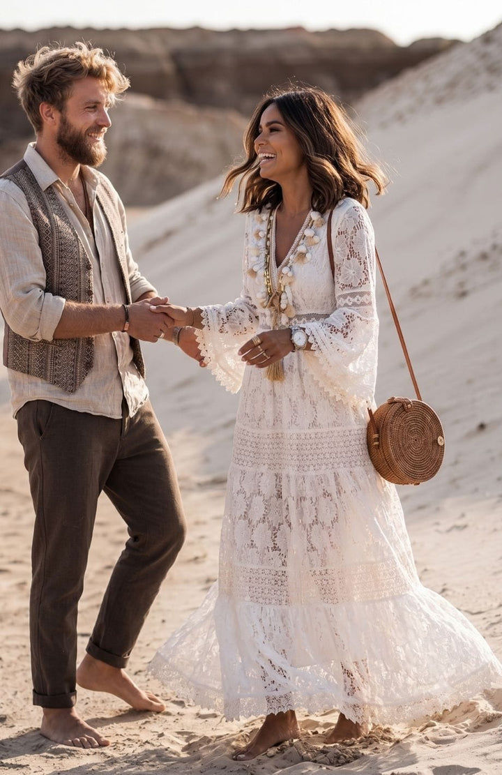 Robe De Mariée Bohème Chic | Reine Rustique