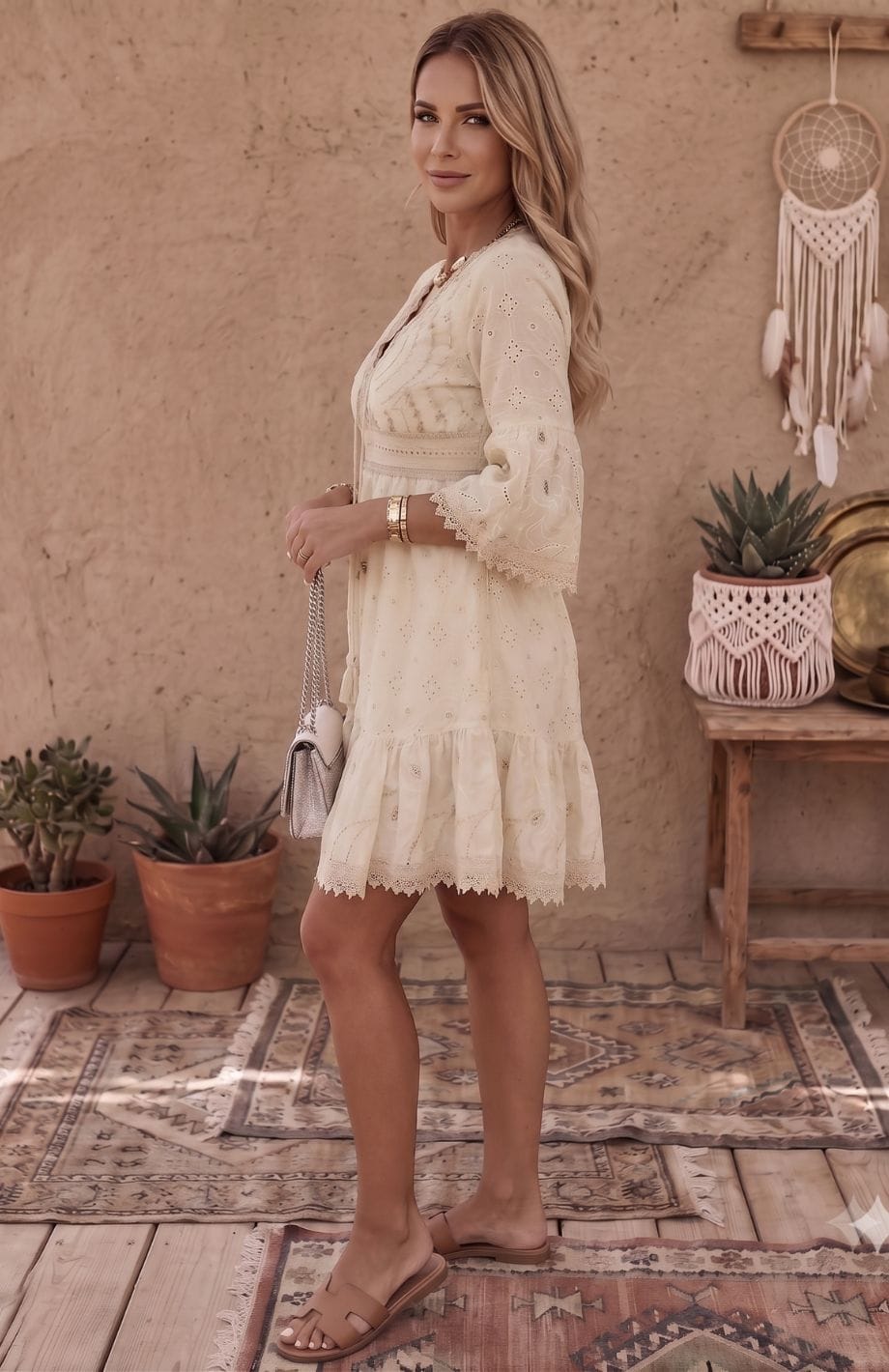 Robe Bohème Courte | Reine Rustique