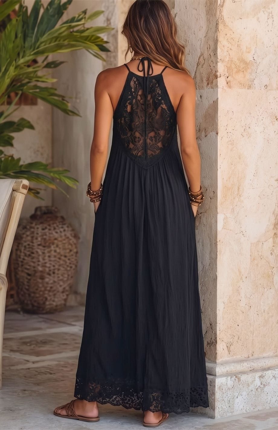 Robe Bohème Dos Nu | Reine Rustique