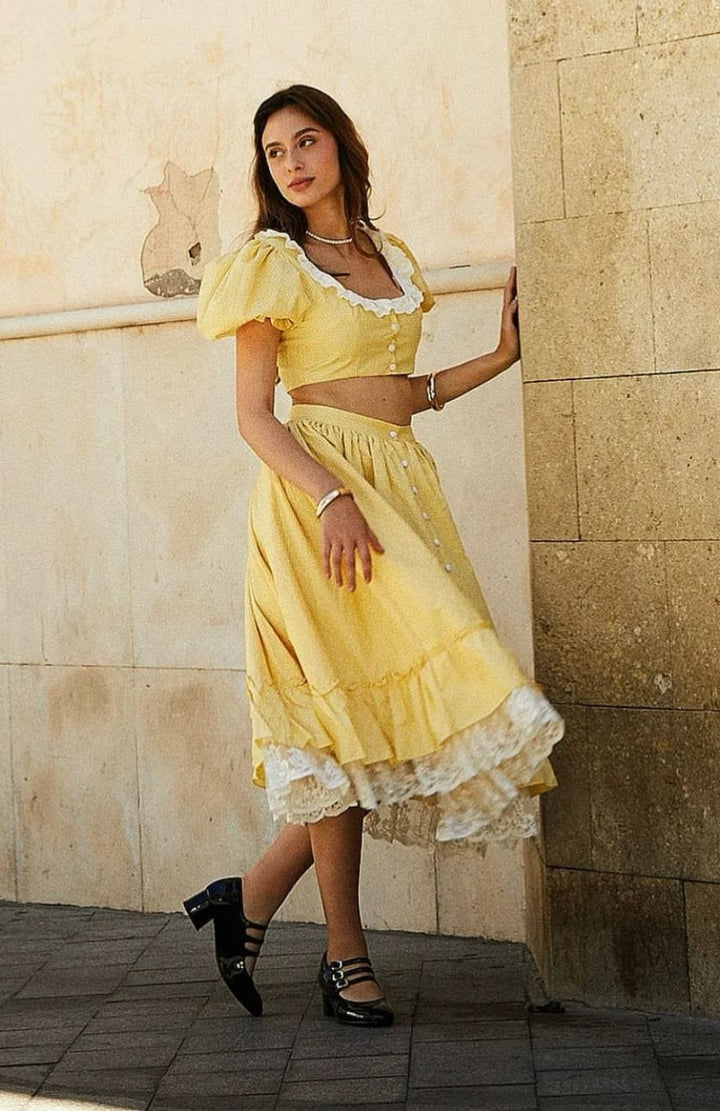 Tenue Jupe Champêtre Chic | Reine Rustique
