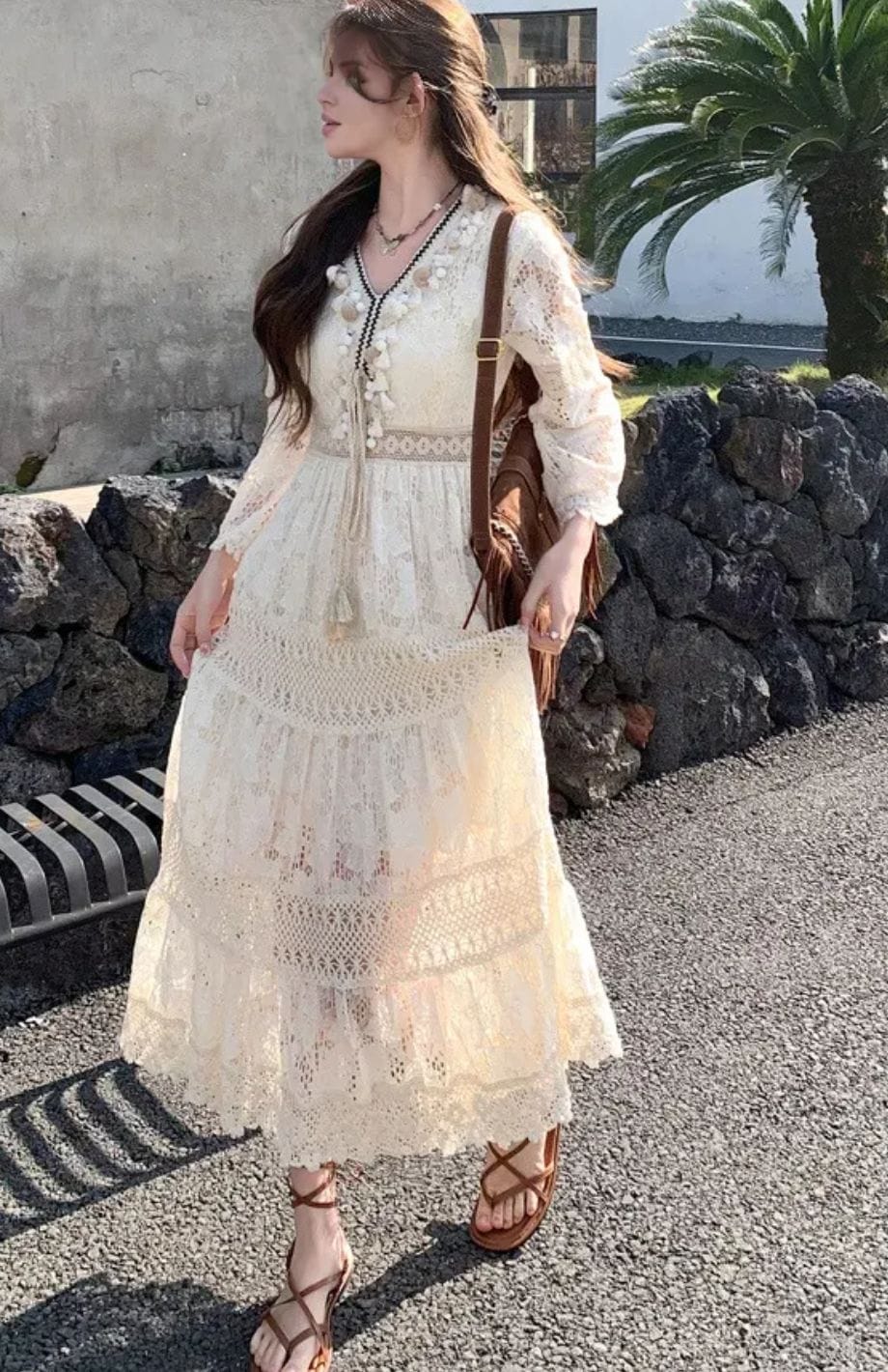 Robe Bohème Chic Pour Invite Mariage | Reine Rustique