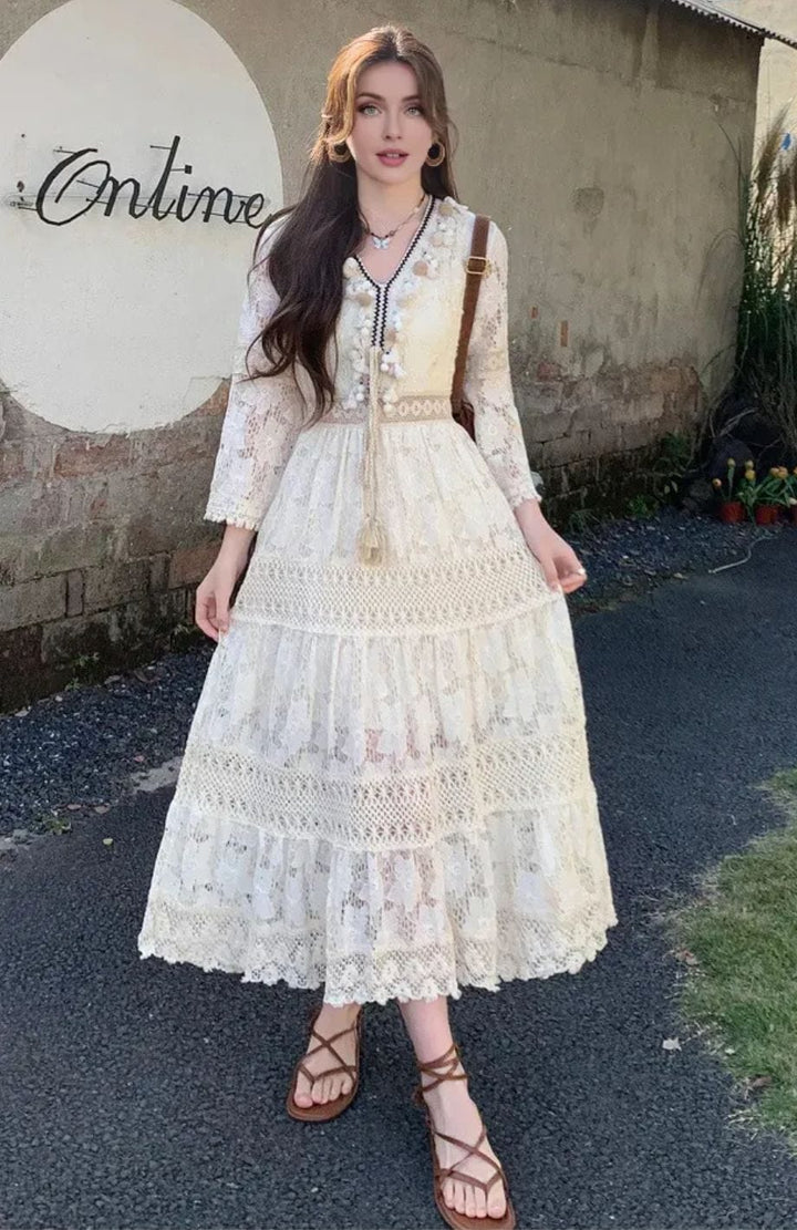Robe Bohème Chic Pour Invite Mariage | Reine Rustique