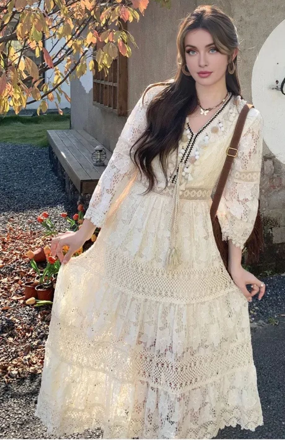 Robe Bohème Chic Pour Invite Mariage | Reine Rustique