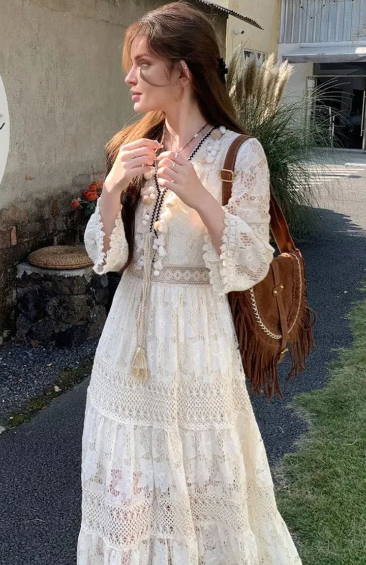 Robe Bohème Chic Pour Invite Mariage | Reine Rustique