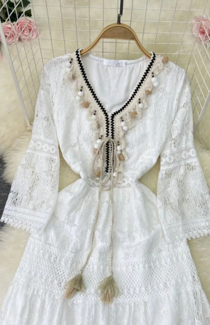 Robe Bohème Chic Pour Invite Mariage | Reine Rustique