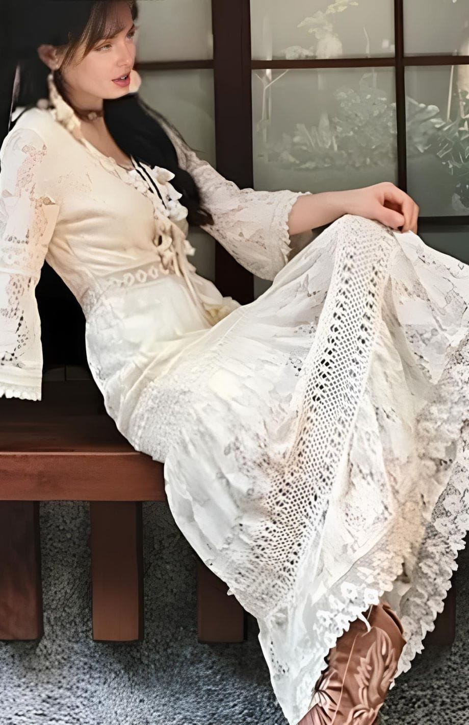 Robe Bohème Chic Pour Invite Mariage | Reine Rustique