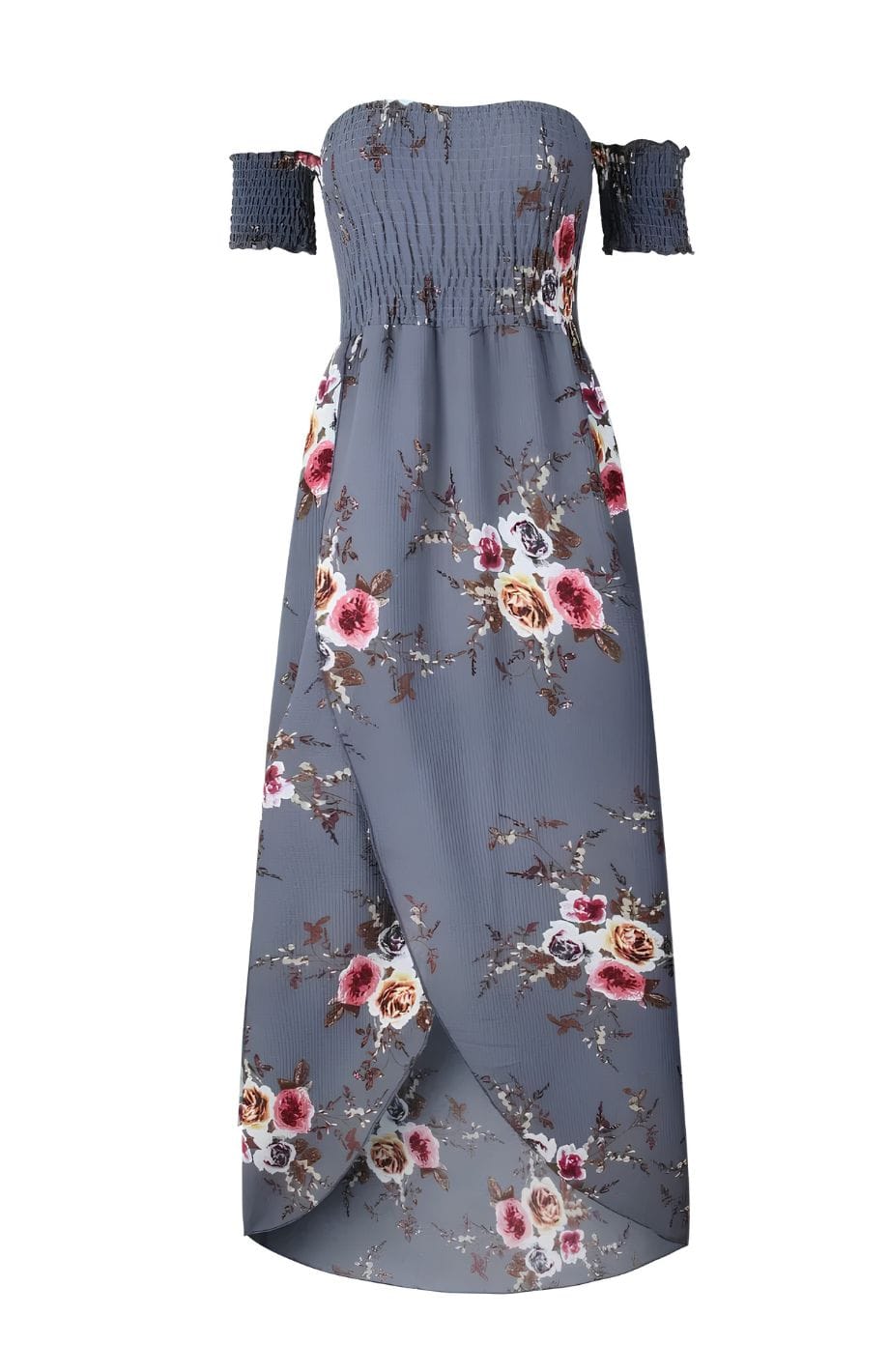 Robe Bohème | Reine Rustique GRIS / XS