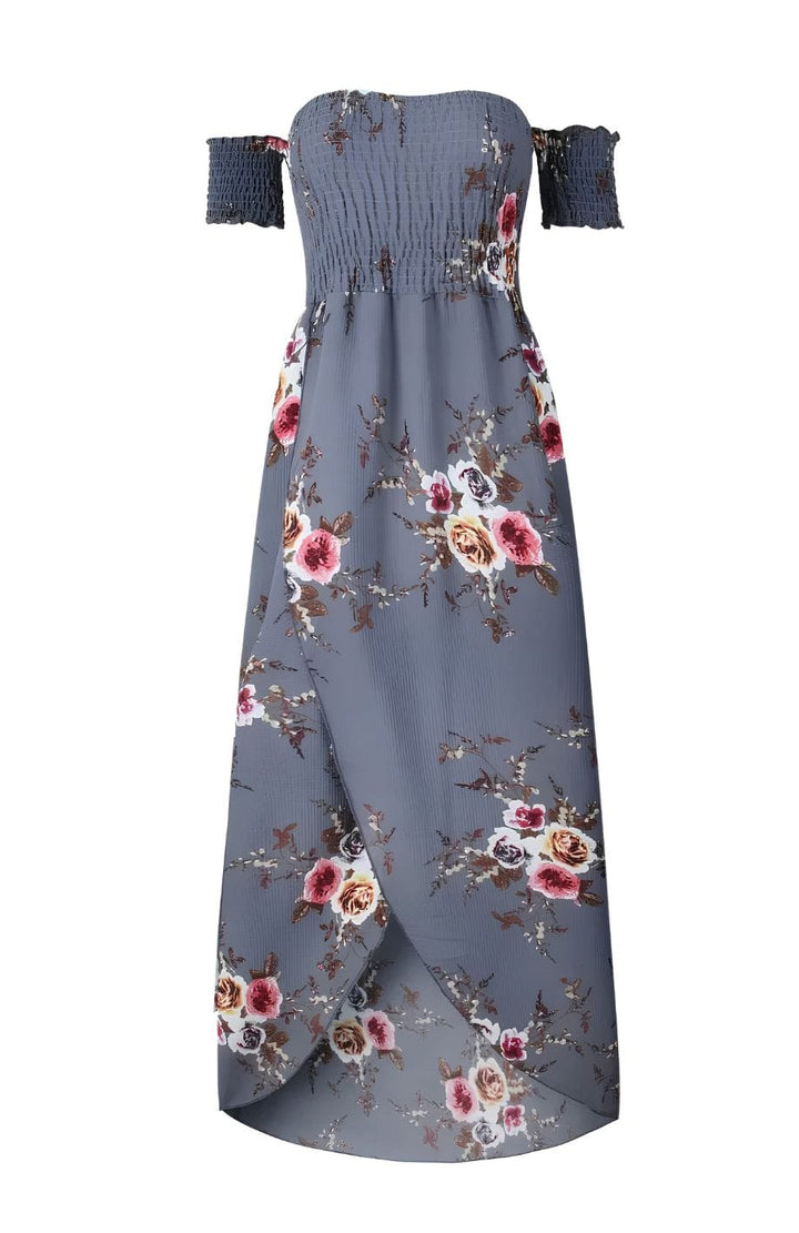 Robe Bohème | Reine Rustique GRIS / XS