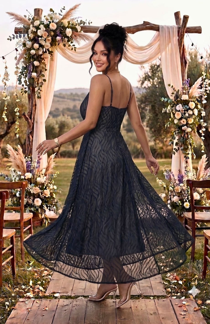 Robe Bohème Chic Invite Mariage Grande Taille | Reine Rustique