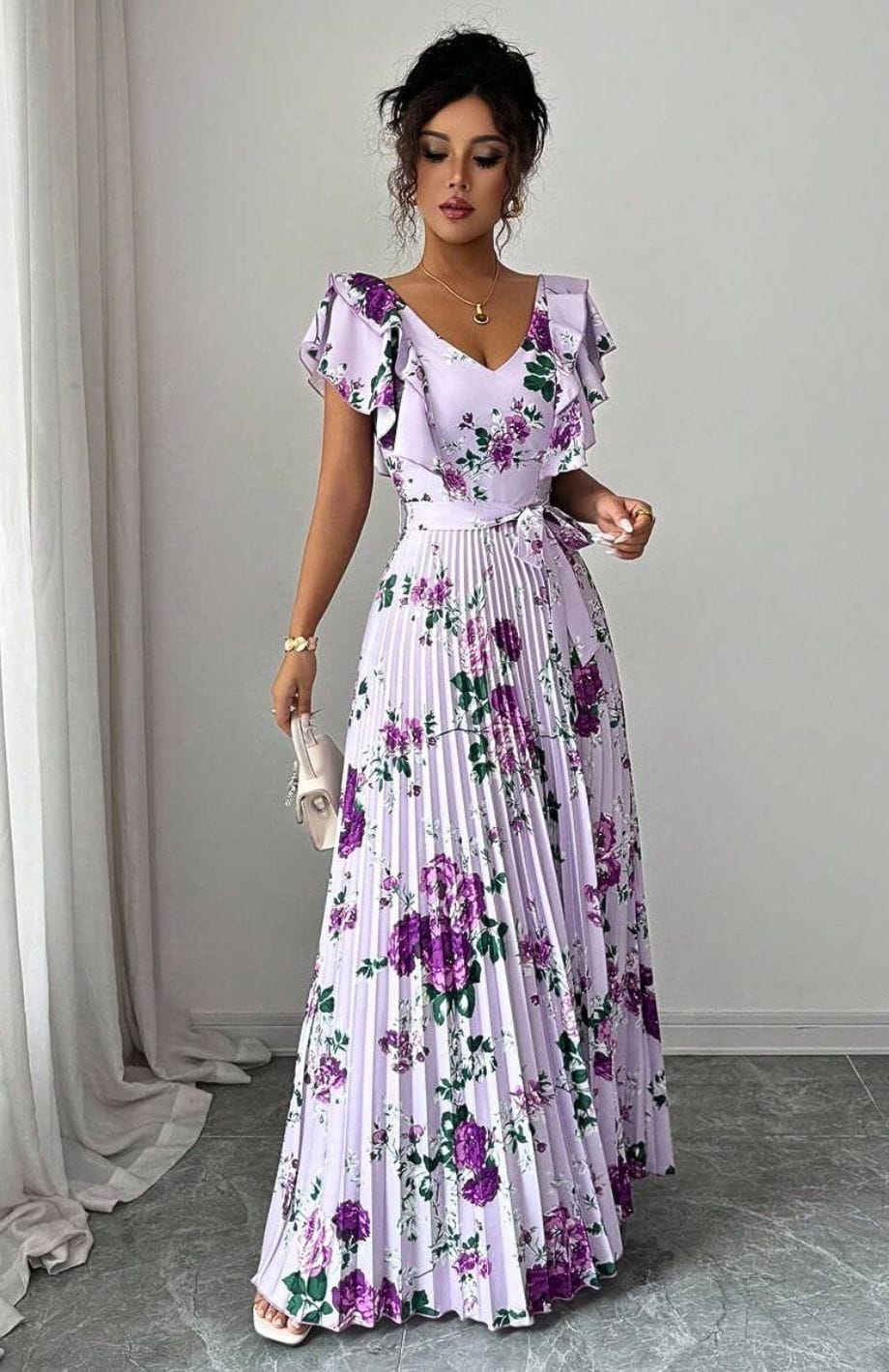 Robe Pour Mariage Invite | Reine Rustique VIOLET / XS