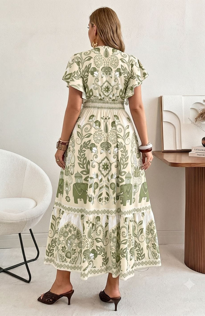 Robe Longue Grande Taille Bohème | Reine Rustique