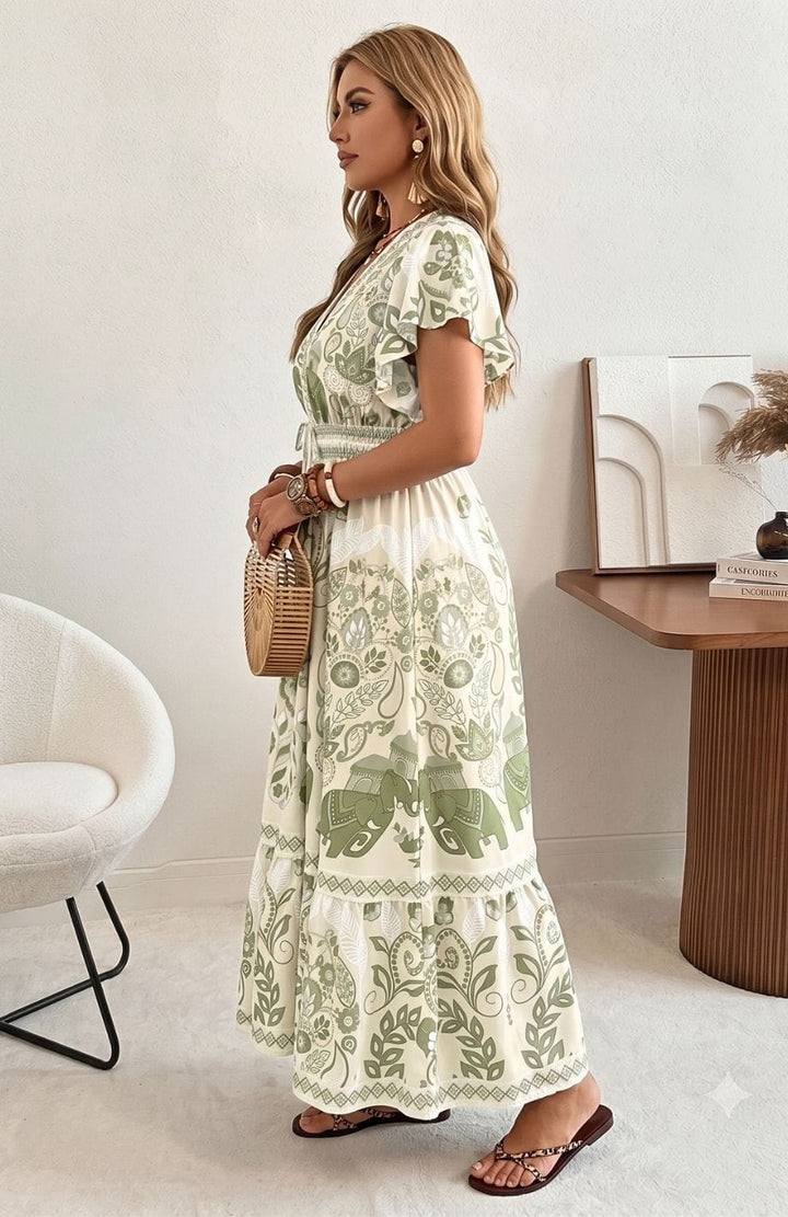 Robe Longue Grande Taille Bohème | Reine Rustique