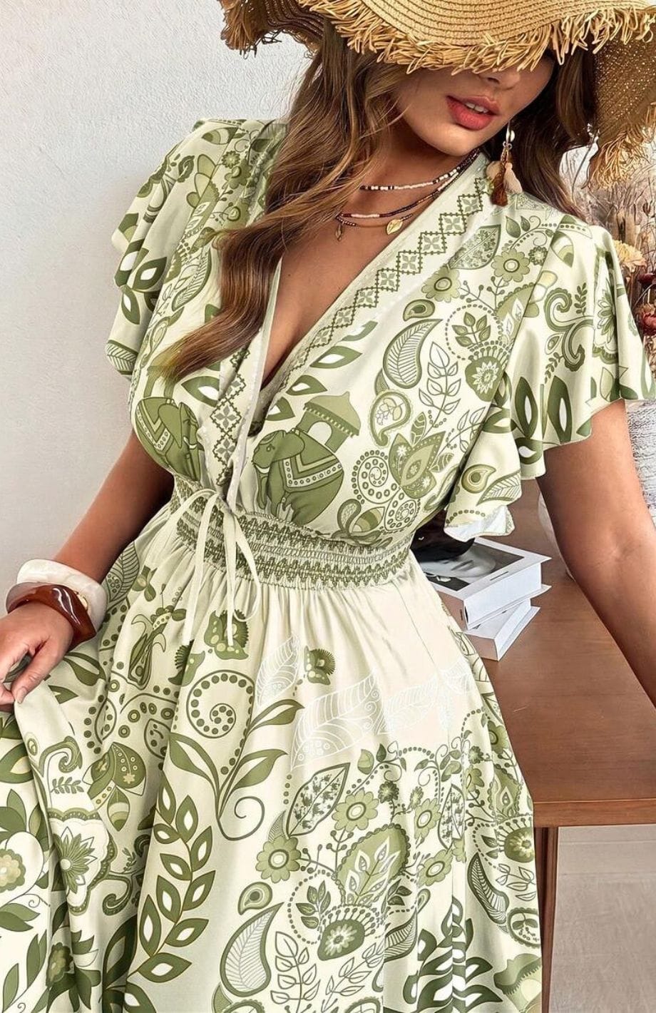 Robe Longue Grande Taille Bohème | Reine Rustique