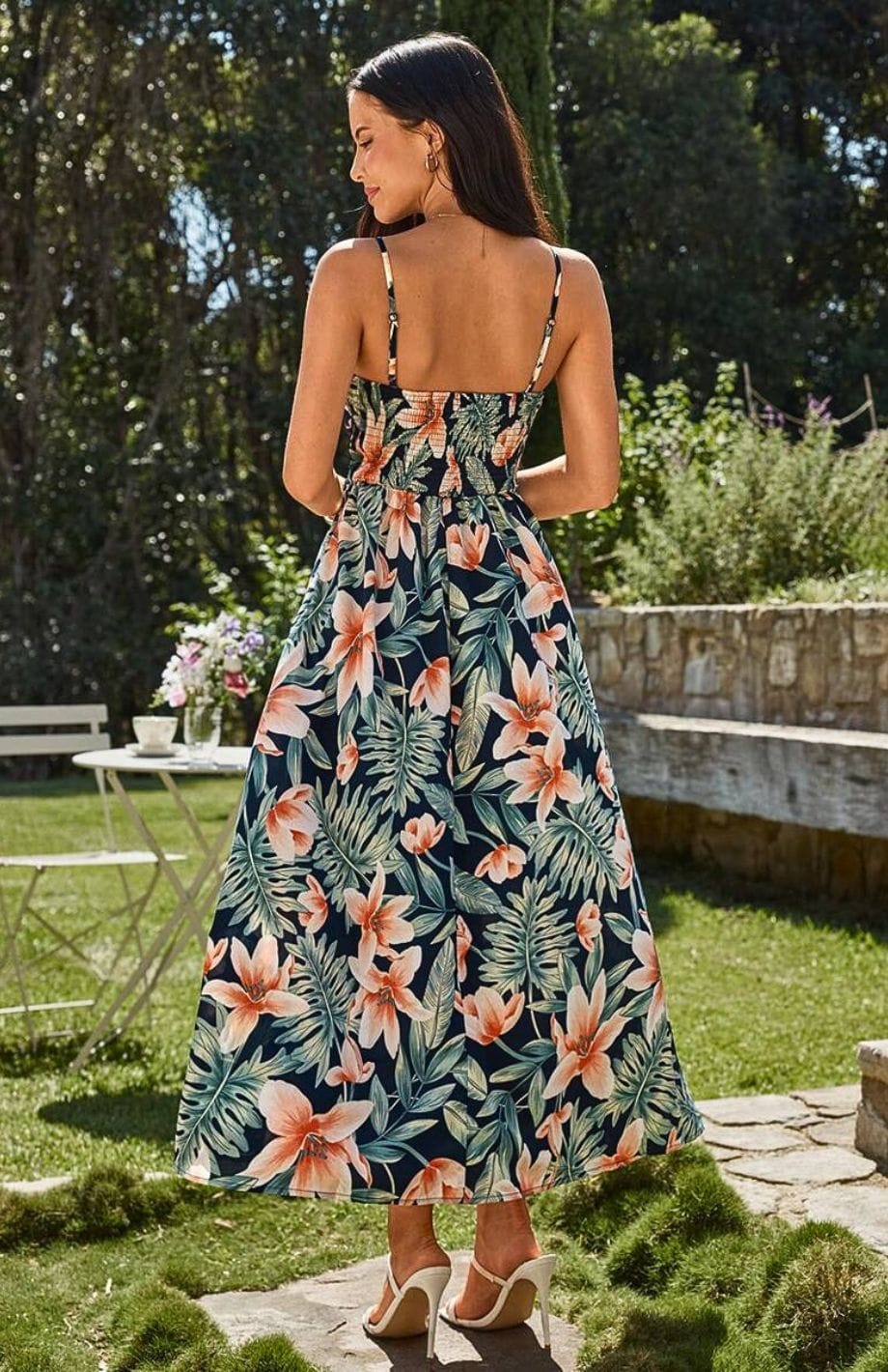 Robe Fleurie Pour Mariage Champêtre | Reine Rustique