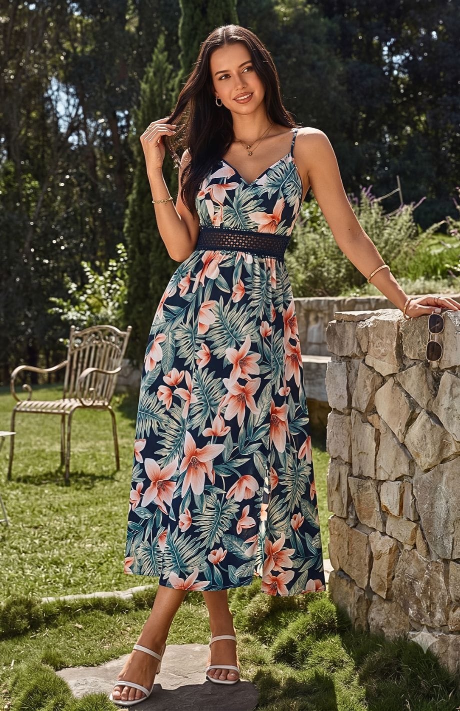 Robe Fleurie Pour Mariage Champêtre | Reine Rustique