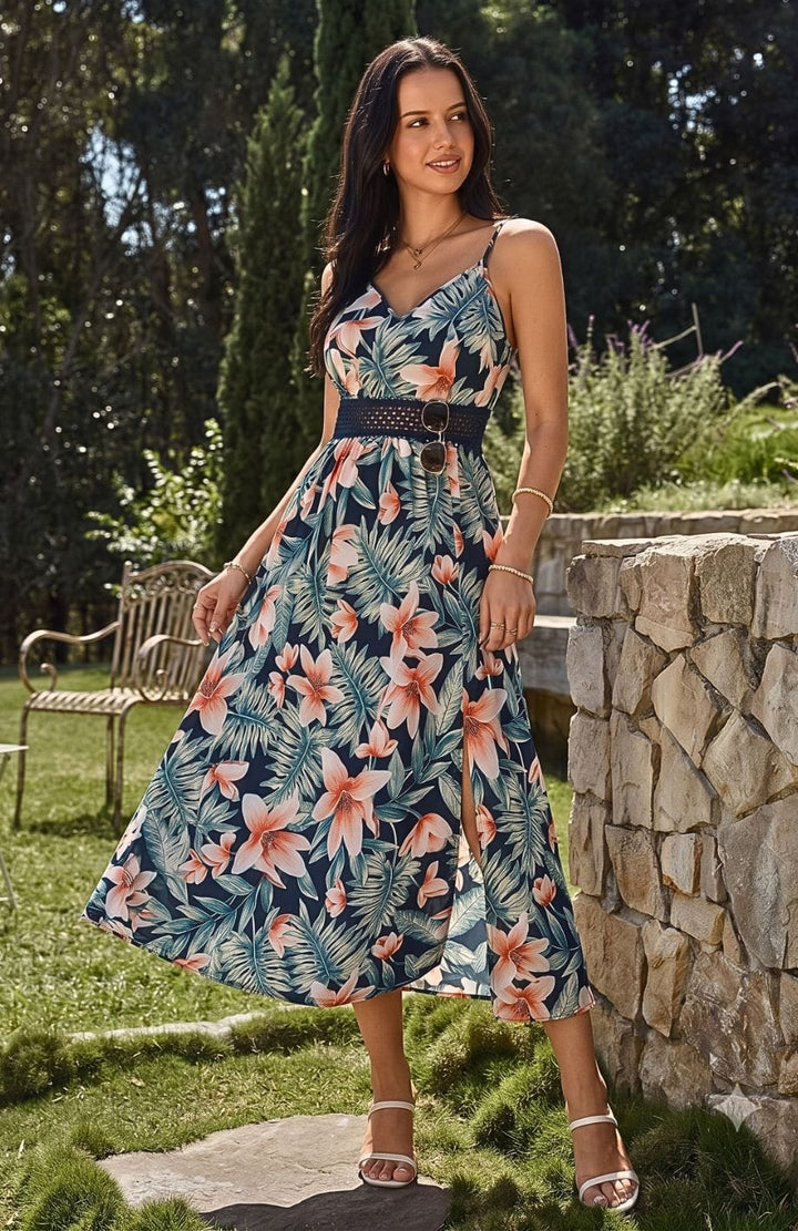 Robe Fleurie Pour Mariage Champêtre | Reine Rustique