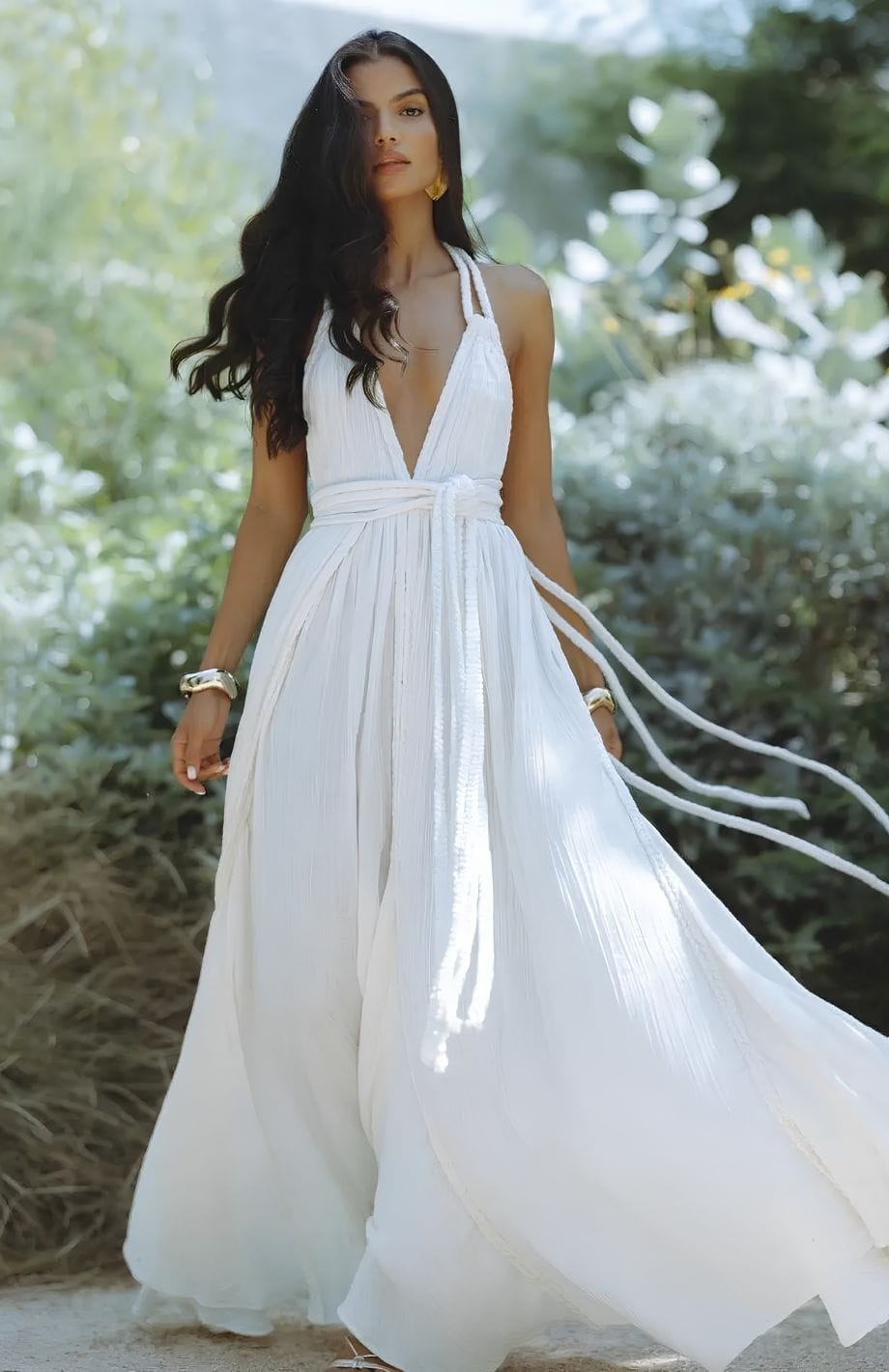 Robe Bohème Orange | Reine Rustique BLANC / TAILLE UNIQUE