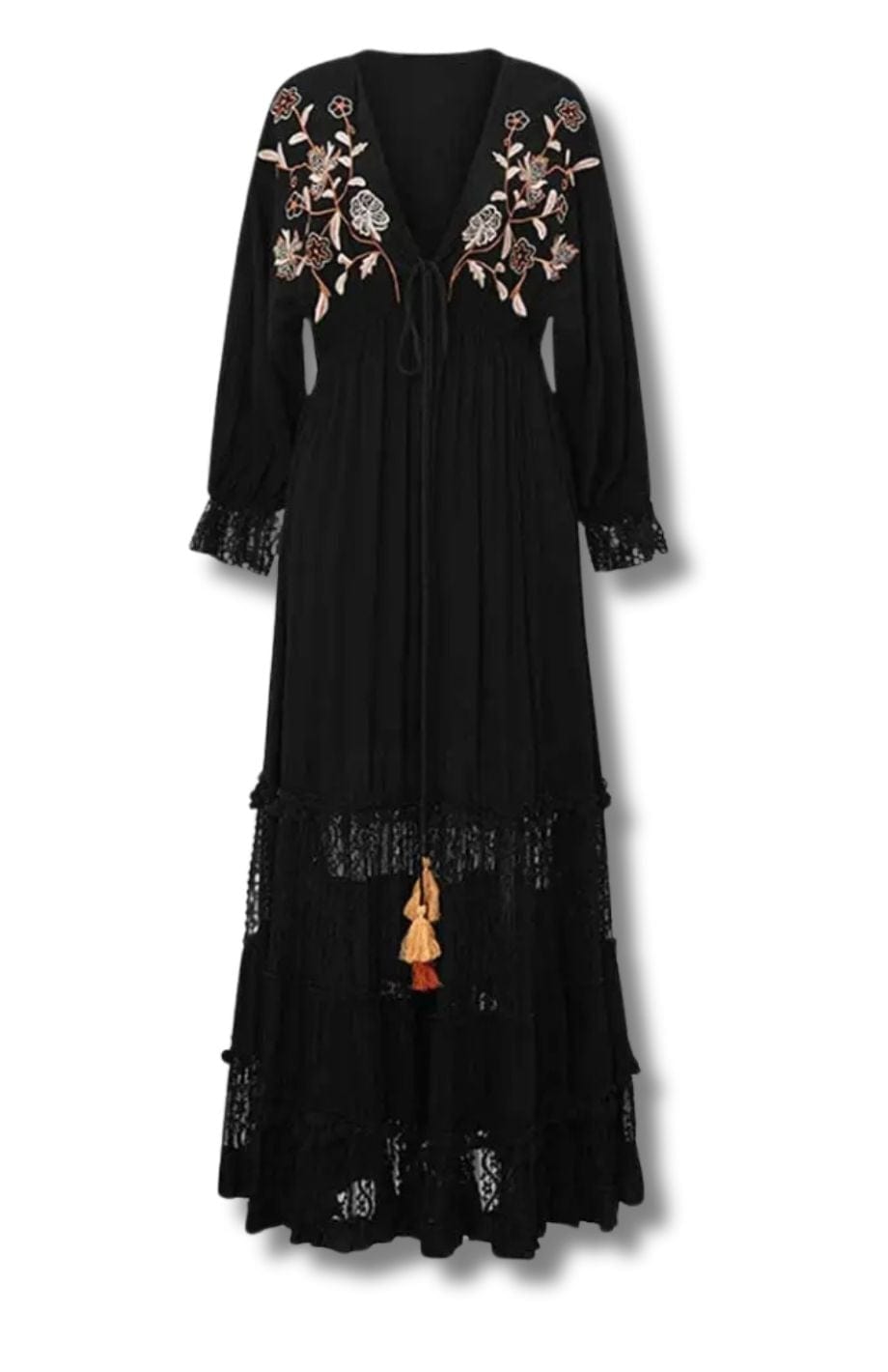 Bohème Chic Robe Longue | Reine Rustique