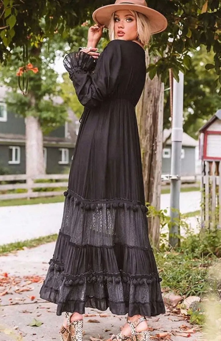Bohème Chic Robe Longue | Reine Rustique