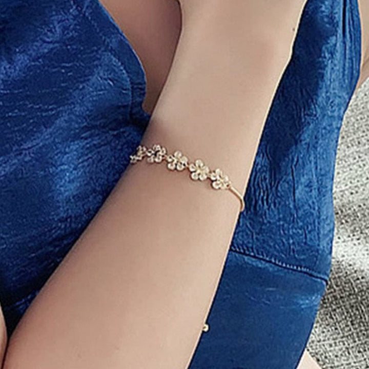 Bracelet Fleur Pour Mariage | Reine Rustique OR