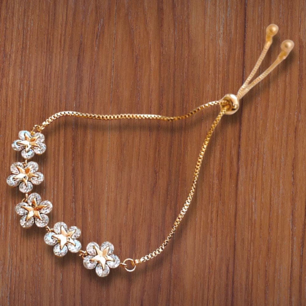 Bracelet Fleur Pour Mariage | Reine Rustique OR