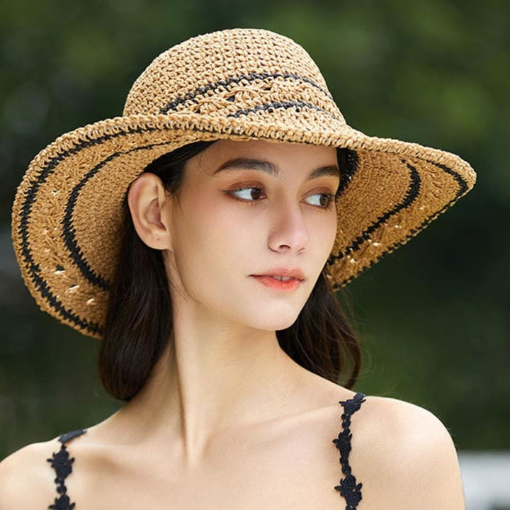 Chapeau Australien En Paille | Reine Rustique KAKI