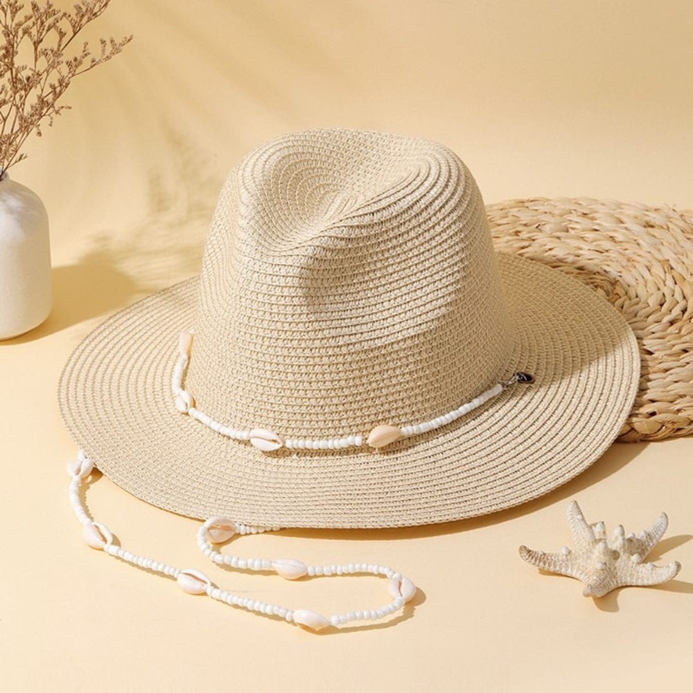 Chapeau De Cowboy En Paille | Reine Rustique BEIGE / 55 à 57 cm