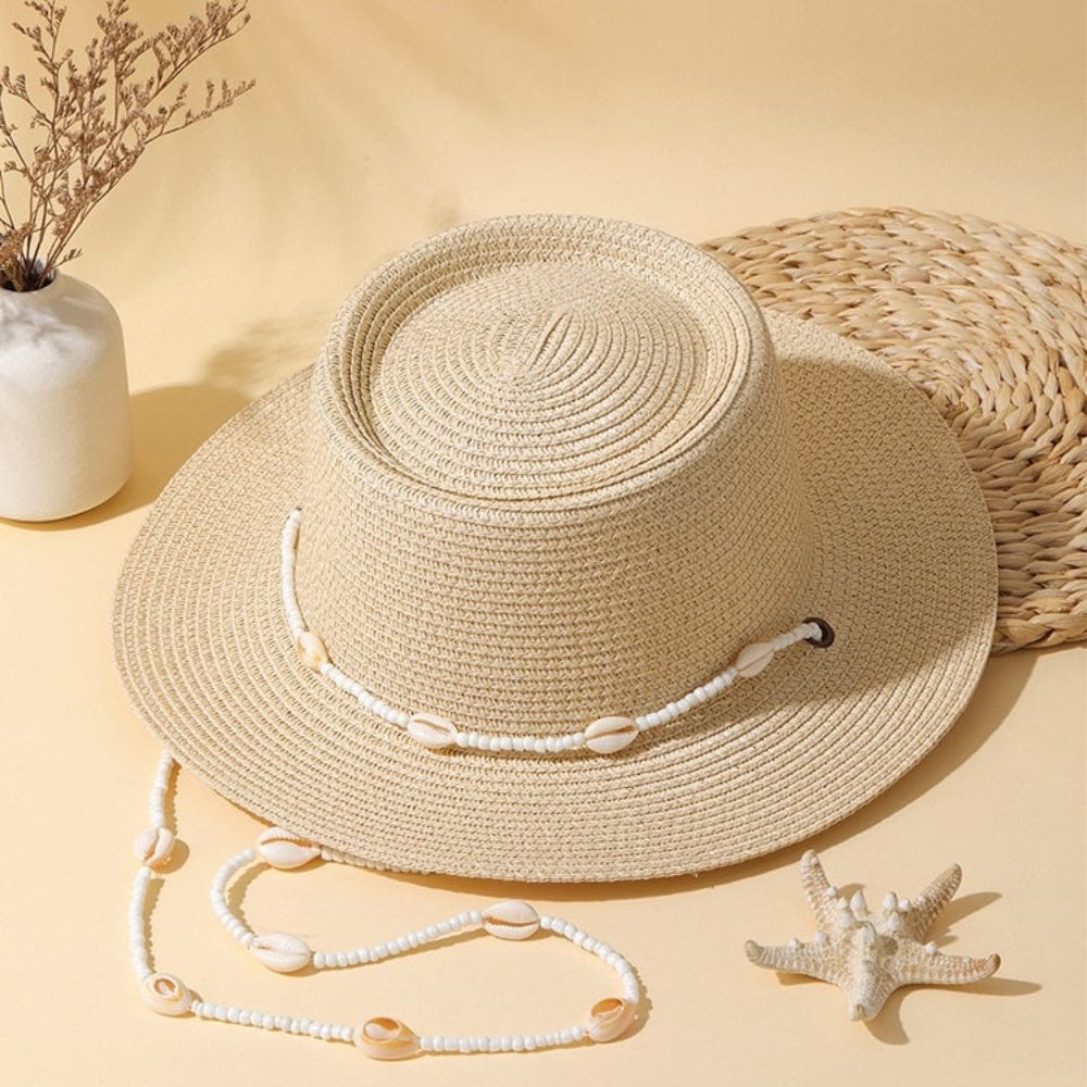 Chapeau De Cowboy En Paille | Reine Rustique BEIGE / 55 à 57 cm