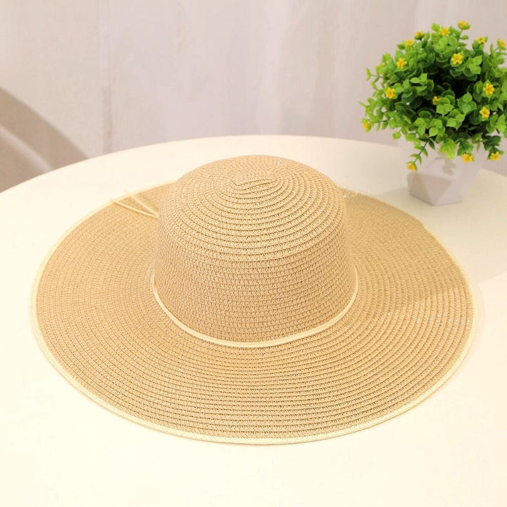 Chapeau De Mariage En Paille | Reine Rustique BEIGE