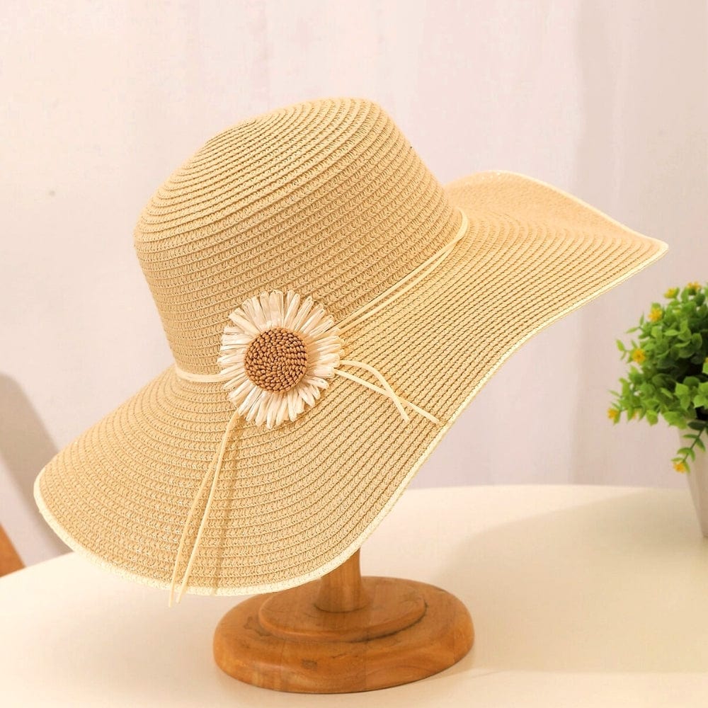 Chapeau De Mariage En Paille | Reine Rustique BEIGE