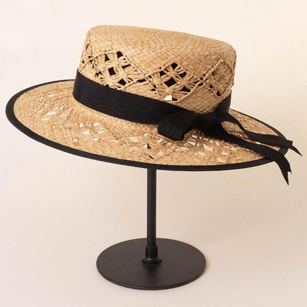 Chapeau De Paille Fabriqué En France | Reine Rustique BEIGE