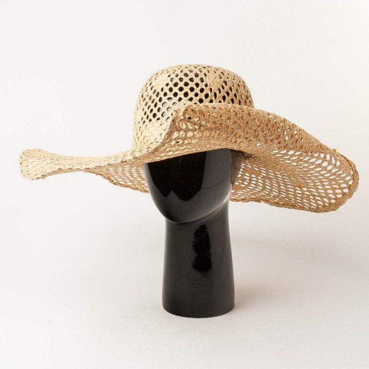 Chapeau En Paille | Reine Rustique JAUNE PAILLE