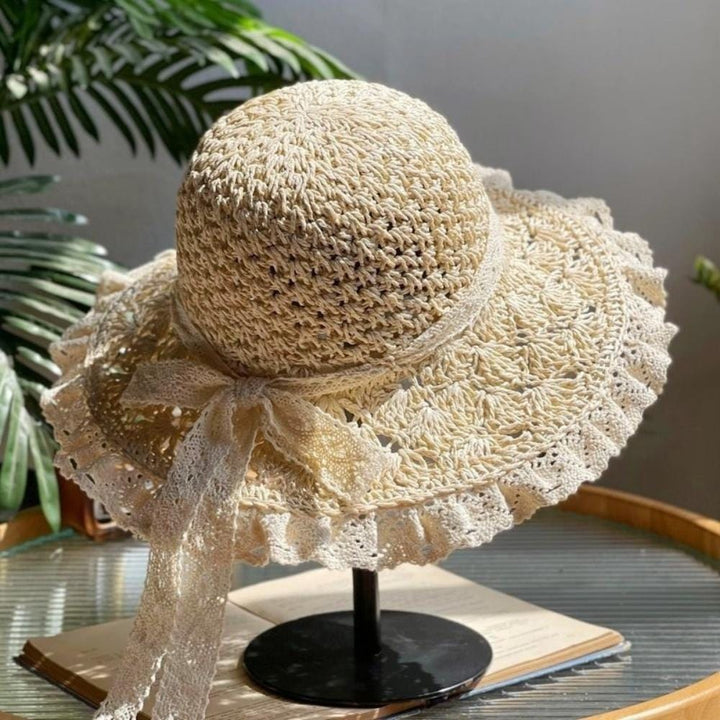 Chapeau Pour Mariage Champêtre Chic | Reine Rustique BEIGE / 56à58CM