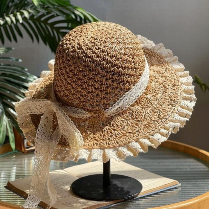 Chapeau Pour Mariage Champêtre Chic | Reine Rustique KAKI / 56à58CM